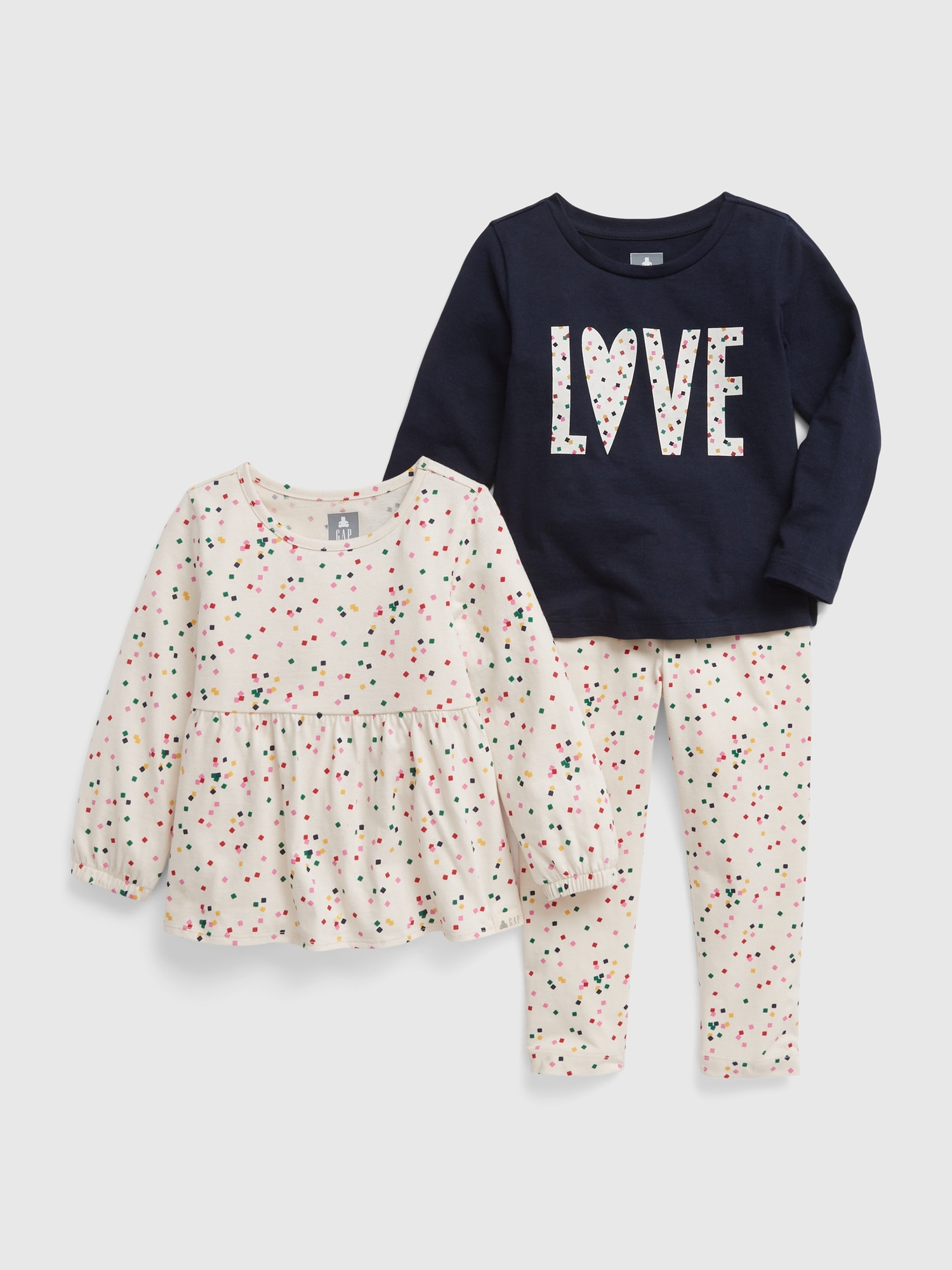 Toddler Organic Cotton Mix and Match 3-Piece Outfit Set | Gap