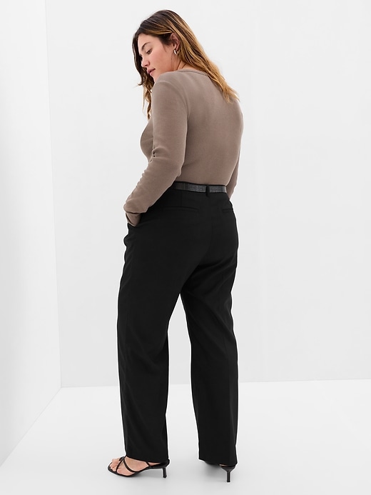 Image number 5 showing, High Rise Pleated Trousers