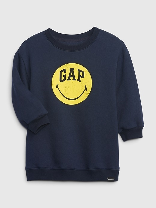 Gap × SmileyWorld® Toddler Sweatshirt Dress | Gap