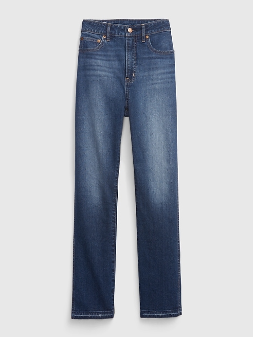 Image number 6 showing, Sky High Rise Split-Hem Vintage Slim Jeans