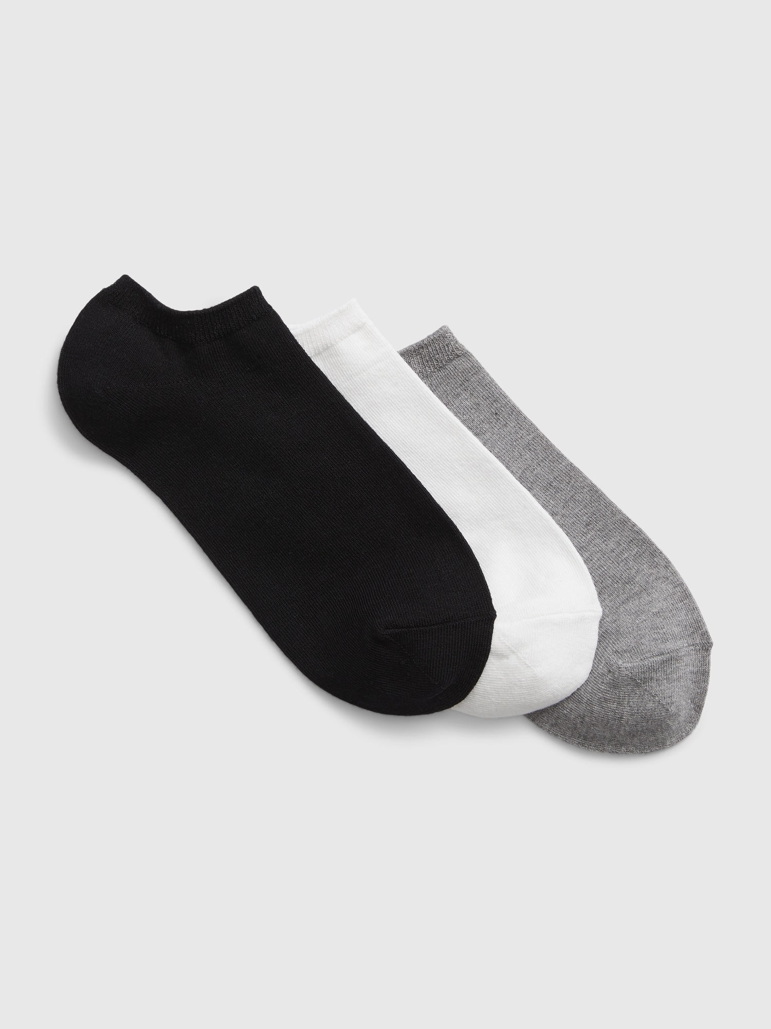 Brilliant Basics Women's Footlet Socks 3 Pack - Black