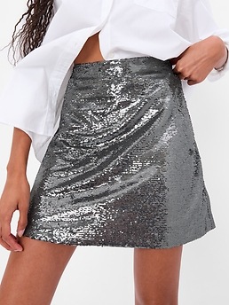 Sequin pencil shop skirt gap