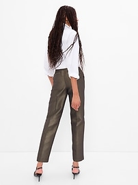 Metallic Straight Up Pants | Gap