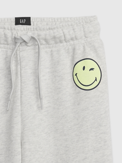 Image number 3 showing, Gap × SmileyWorld® Toddler Wide Leg Sweatpants