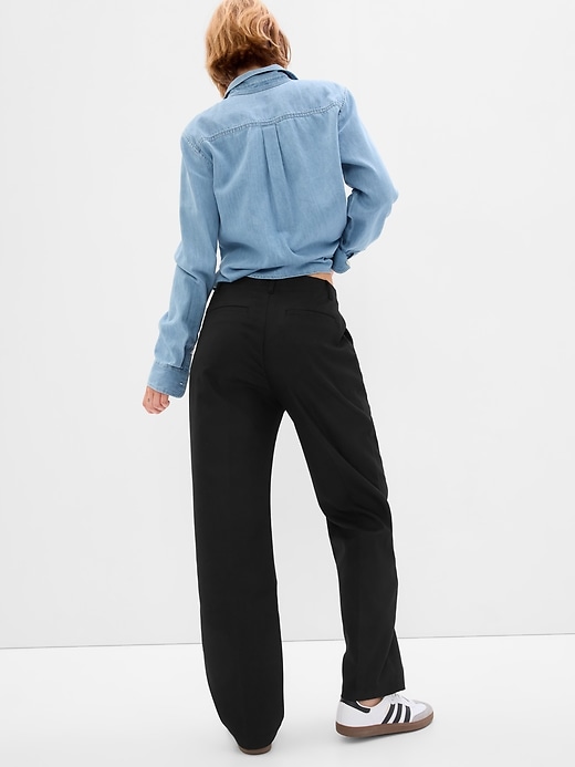 Image number 2 showing, High Rise Pleated Trousers