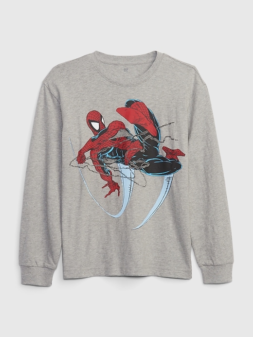 Image number 1 showing, GapKids &#124 Marvel Organic Cotton Spider-Man Graphic T-Shirt