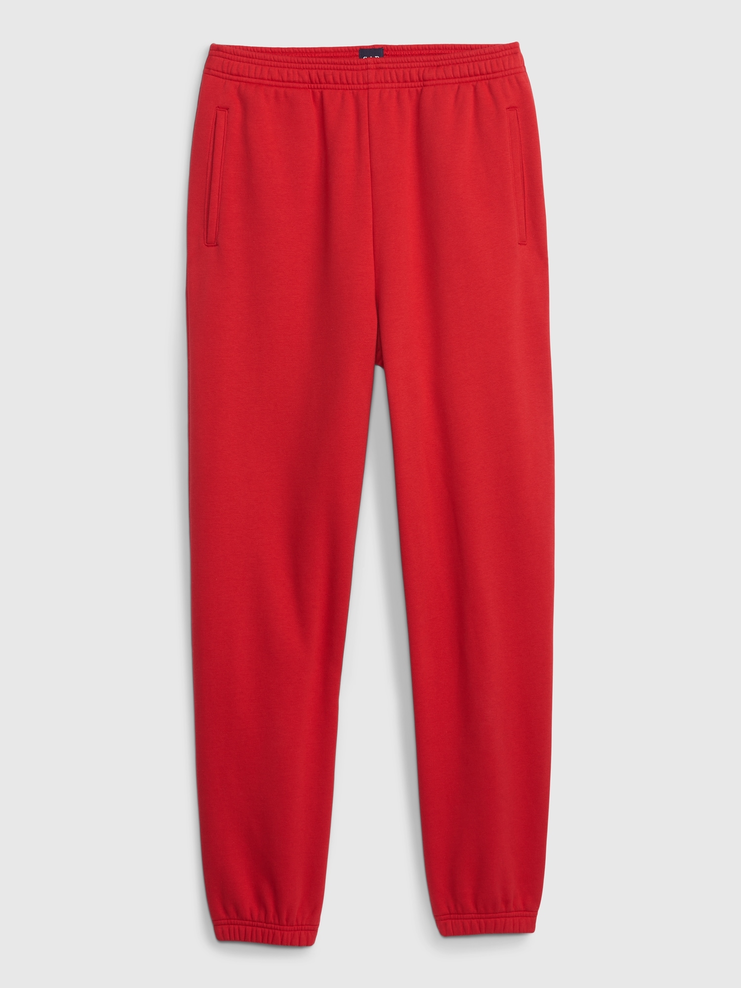 GAP NWT Women's Joggers Fleece Pants Slim Sit low on the waist Size Large  Red