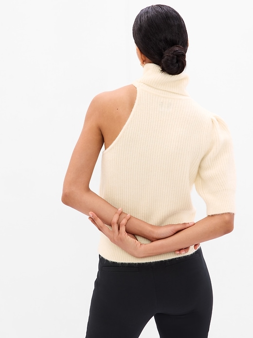 One Shoulder Turtleneck Sweater Gap