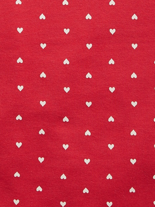 Image number 2 showing, Kids 100% Organic Cotton Heart PJ Set