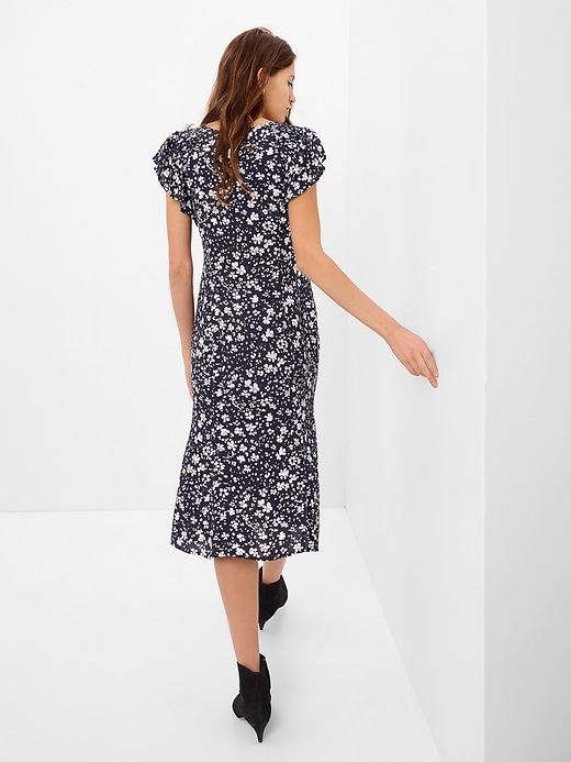 Image number 2 showing, Ruched Midi Dress