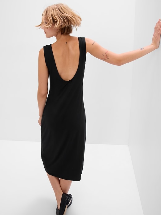 Image number 2 showing, Low Back Midi Dress