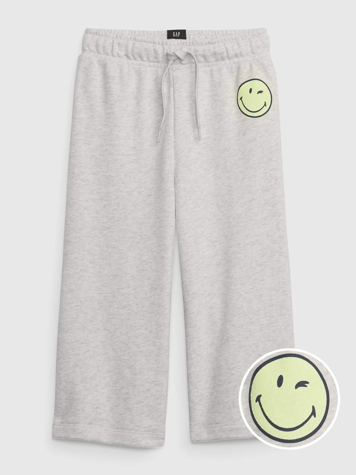 Gap × SmileyWorld® Toddler Wide Leg Sweatpants