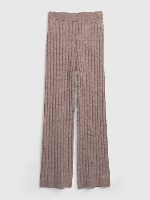 Cashsoft Cable Knit Sweater Pants Gap