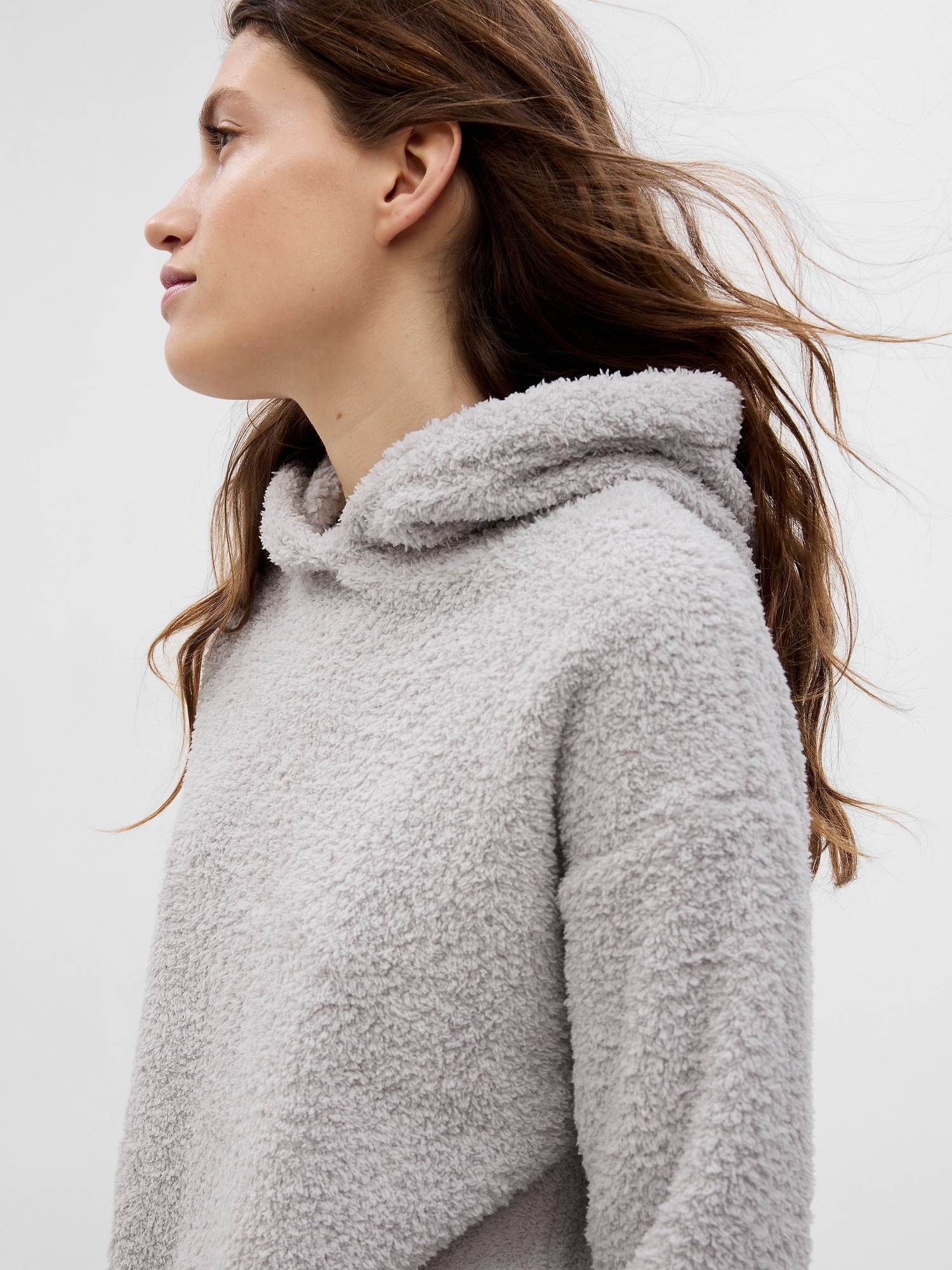 Cozy Sherpa Hoodie | Gap