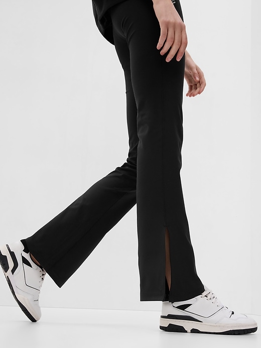 Image number 3 showing, GapFit High Rise Power Split Flare Pants