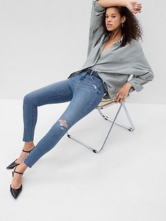 High Rise True Skinny Jeans | Gap