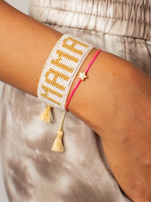 Image number 2 showing, HART White and Gold MAMA Bracelet