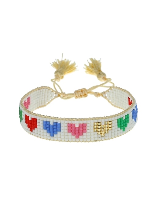 Image number 1 showing, HART Rainbow Hearts Bracelet