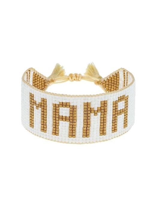 Image number 1 showing, HART White and Gold MAMA Bracelet