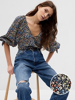 Balloon Sleeve Top | Gap