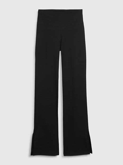 Image number 4 showing, GapFit High Rise Power Split Flare Pants