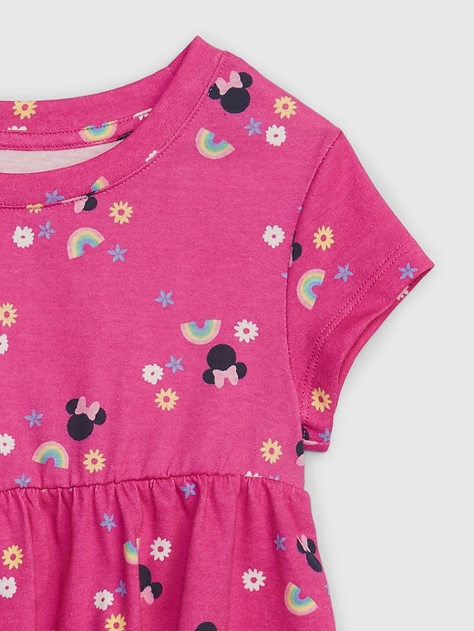 Image number 3 showing, babyGap &#124 Disney 100% Organic Cotton Mix and Match  Minnie Mouse Peplum Top