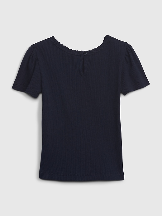 Toddler Puff Sleeve Rib T-Shirt