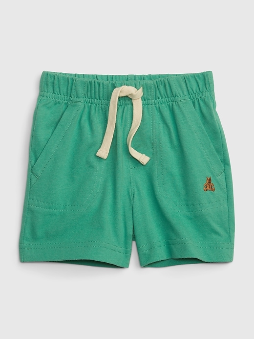 View large product image 1 of 1. Baby Organic Cotton Mix and Match Pull-On Shorts