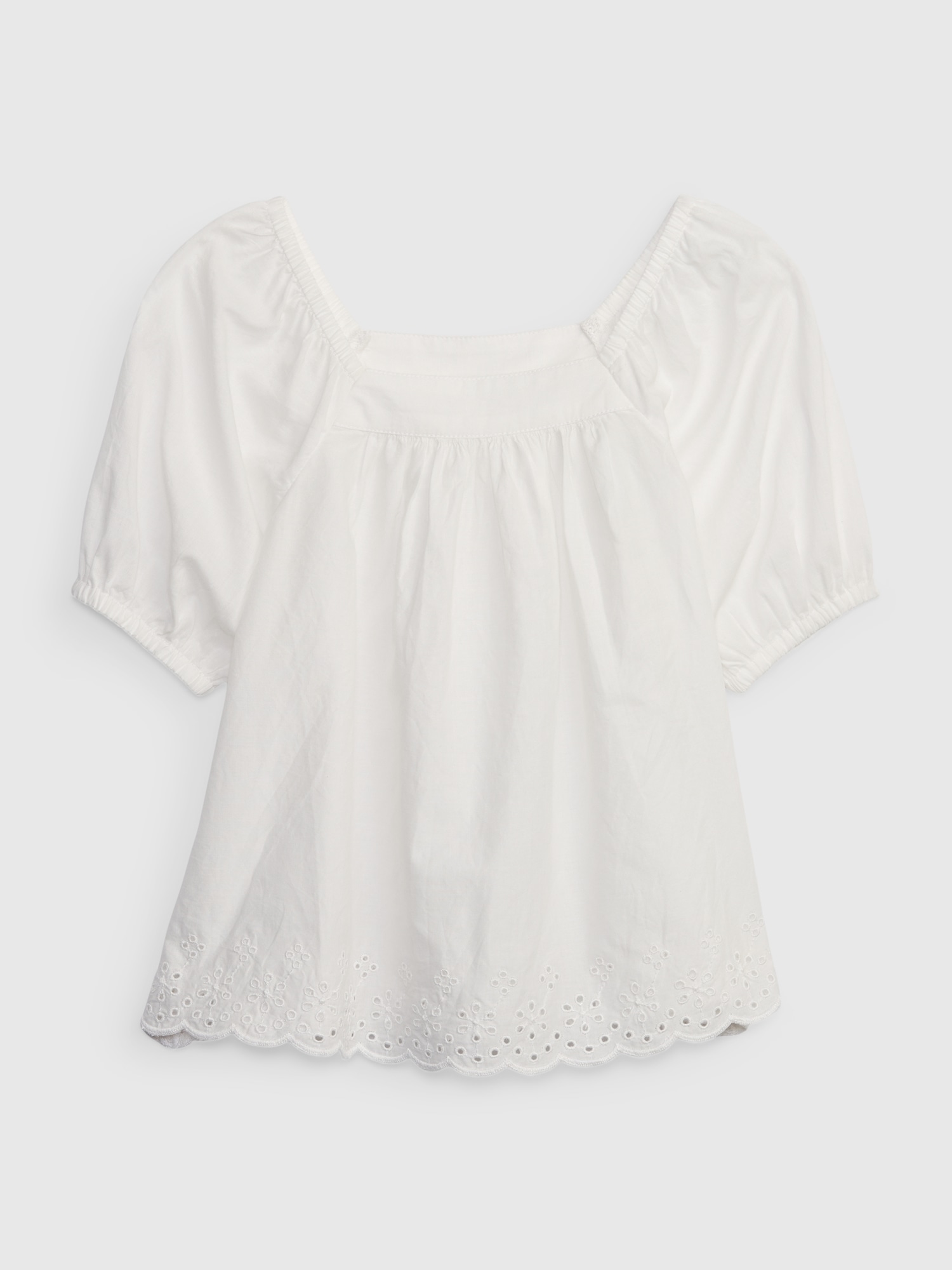 Toddler Puff Sleeve Eyelet Top | Gap