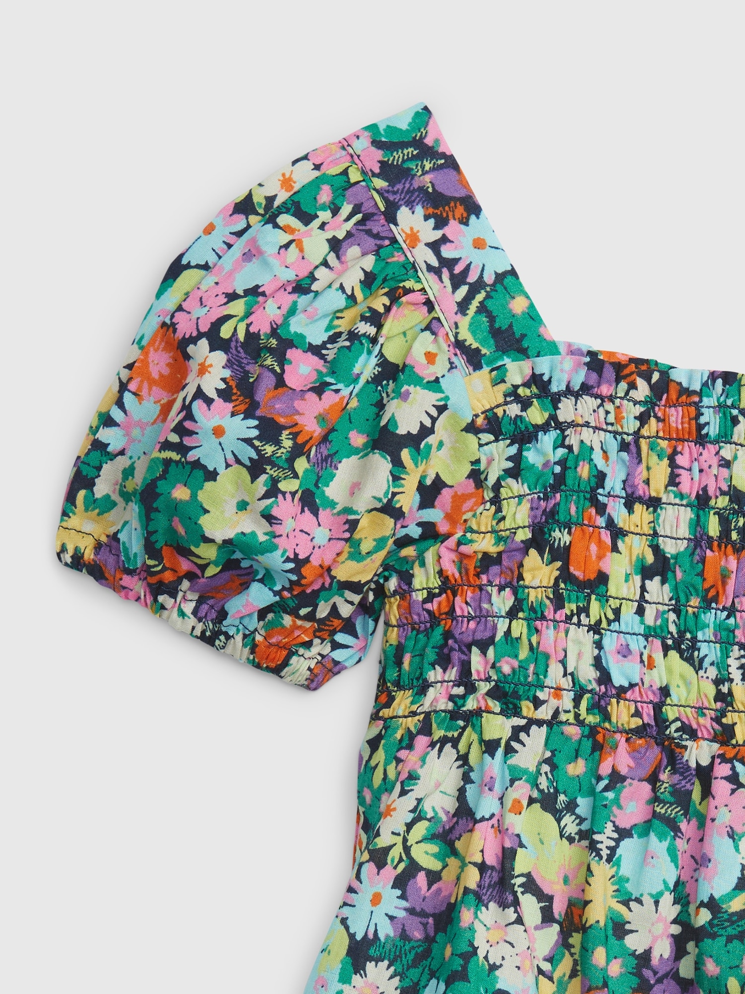 Toddler Puff Sleeve Floral Dress | Gap