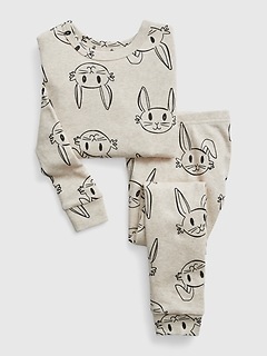 BabyGap 100% Organic Cotton Bunny PJ Set | Gap