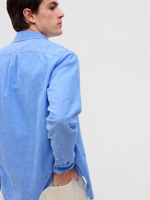 Image number 2 showing, Linen-Cotton Shirt