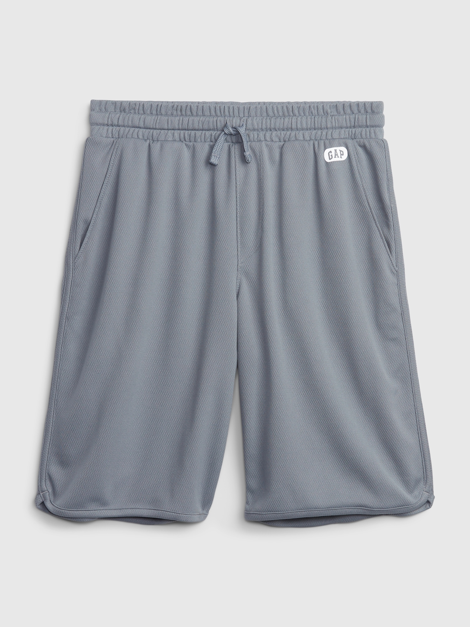 Gap Fit Kids Fit Tech Mesh Shorts gray. 1