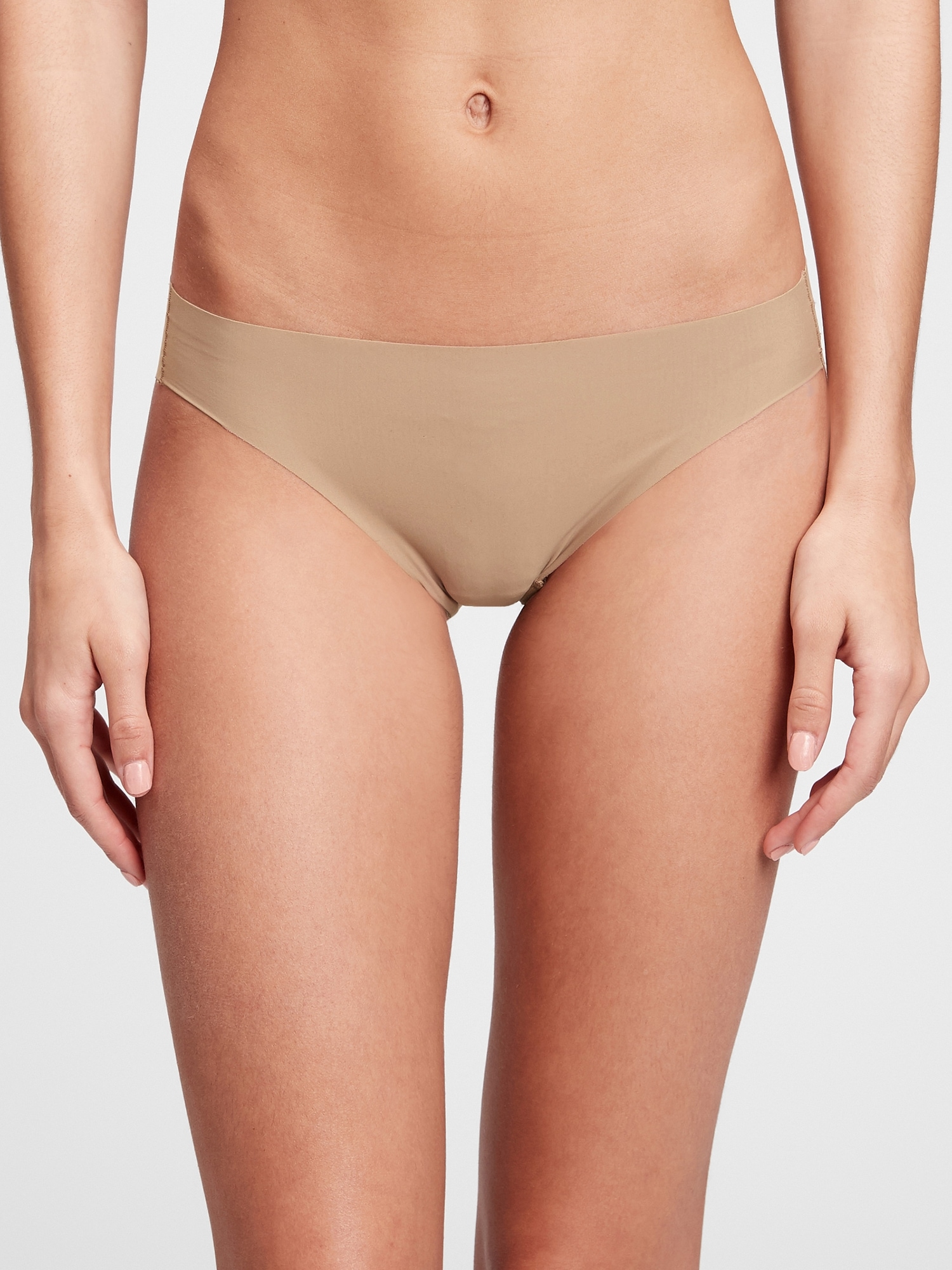 GNEPH Seamless Underwear Invisible Bikini No Show Nylon Spandex Women  Panties(826-Black-S) at  Women's Clothing store