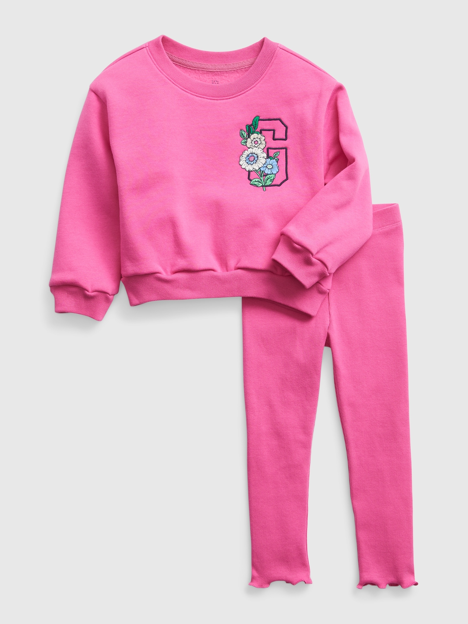 Gap Toddler Active Outfit Set pink. 1