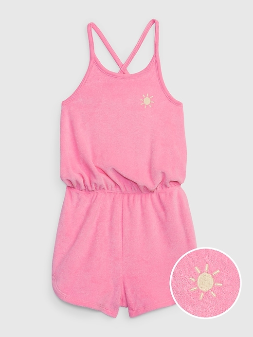 View large product image 1 of 1. Toddler Towel Terry Romper