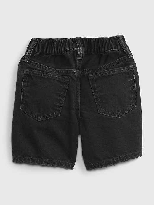 Image number 2 showing, Toddler '90s Loose Denim Shorts with Washwell