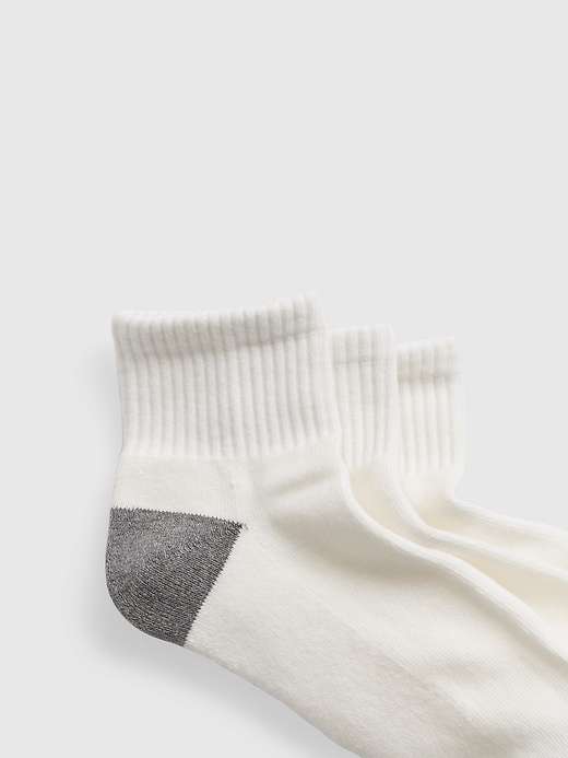 View large product image 2 of 2. Quarter Crew Socks (3-Pack)