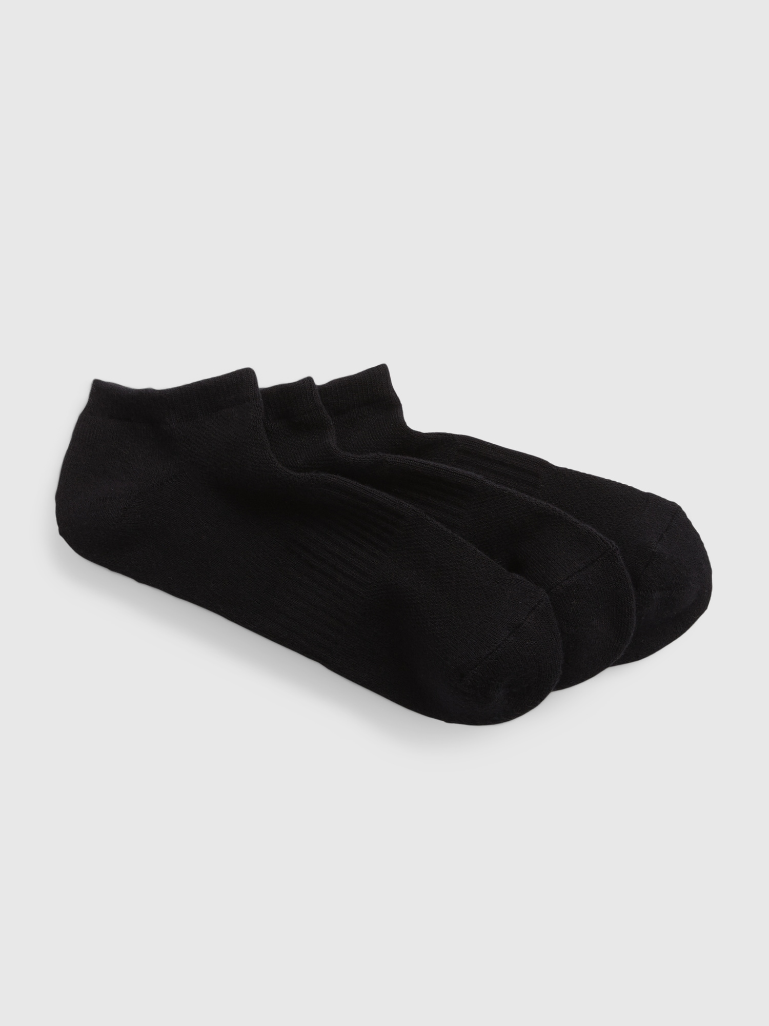 Gap Athletic Ankle Socks (3-pack) In Black