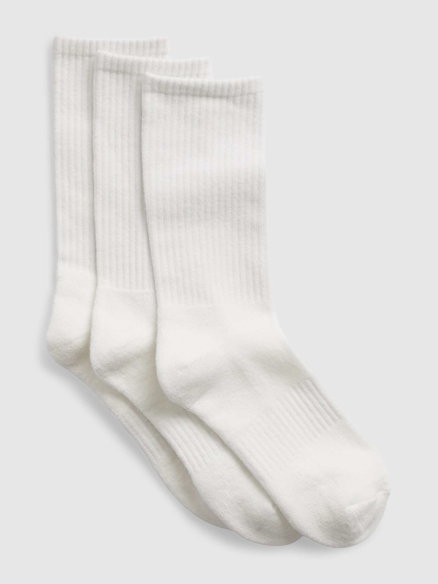 Gap Crew Socks (3-pack) In Off White