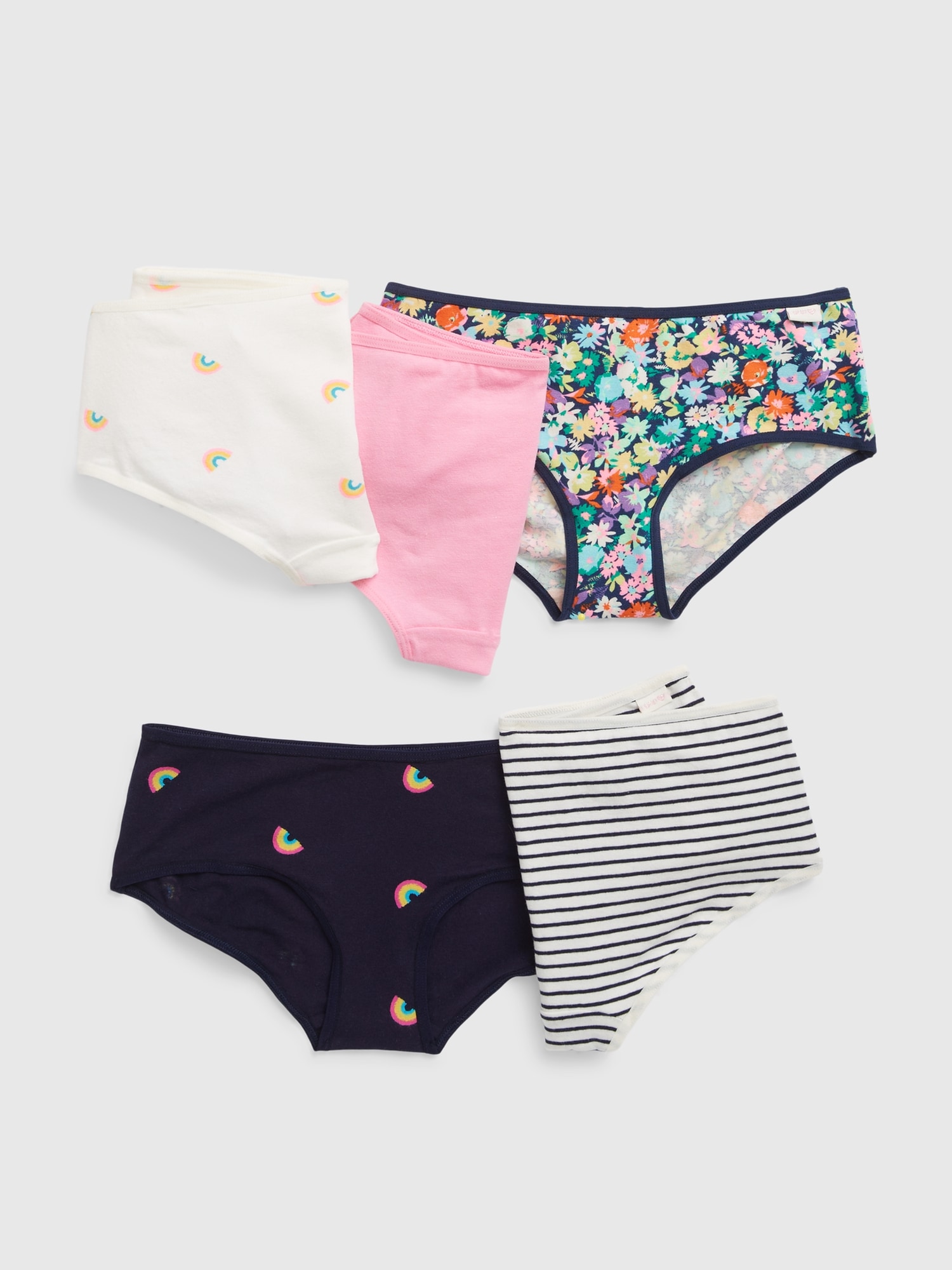Girls' Organic Cotton Hipster Underwear, Kid Panties, Naturally Dyed, Harda