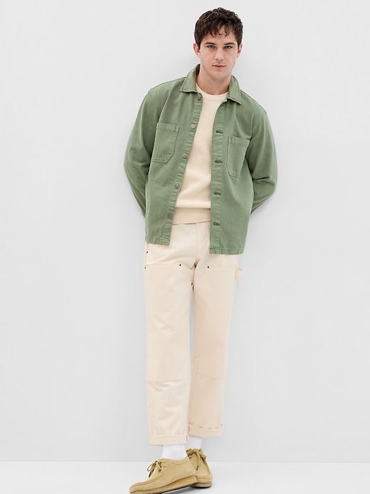 Image number 3 showing, Denim Utility Shirt Jacket with Washwell