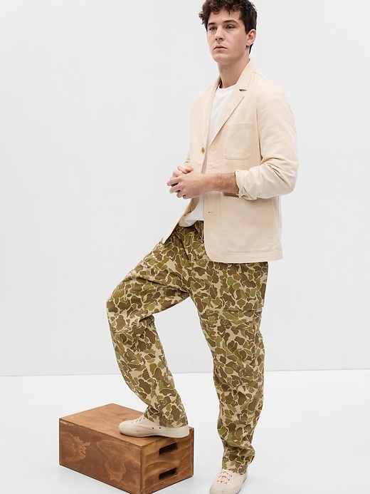 Image number 1 showing, Relaxed Camo Cargo Pants