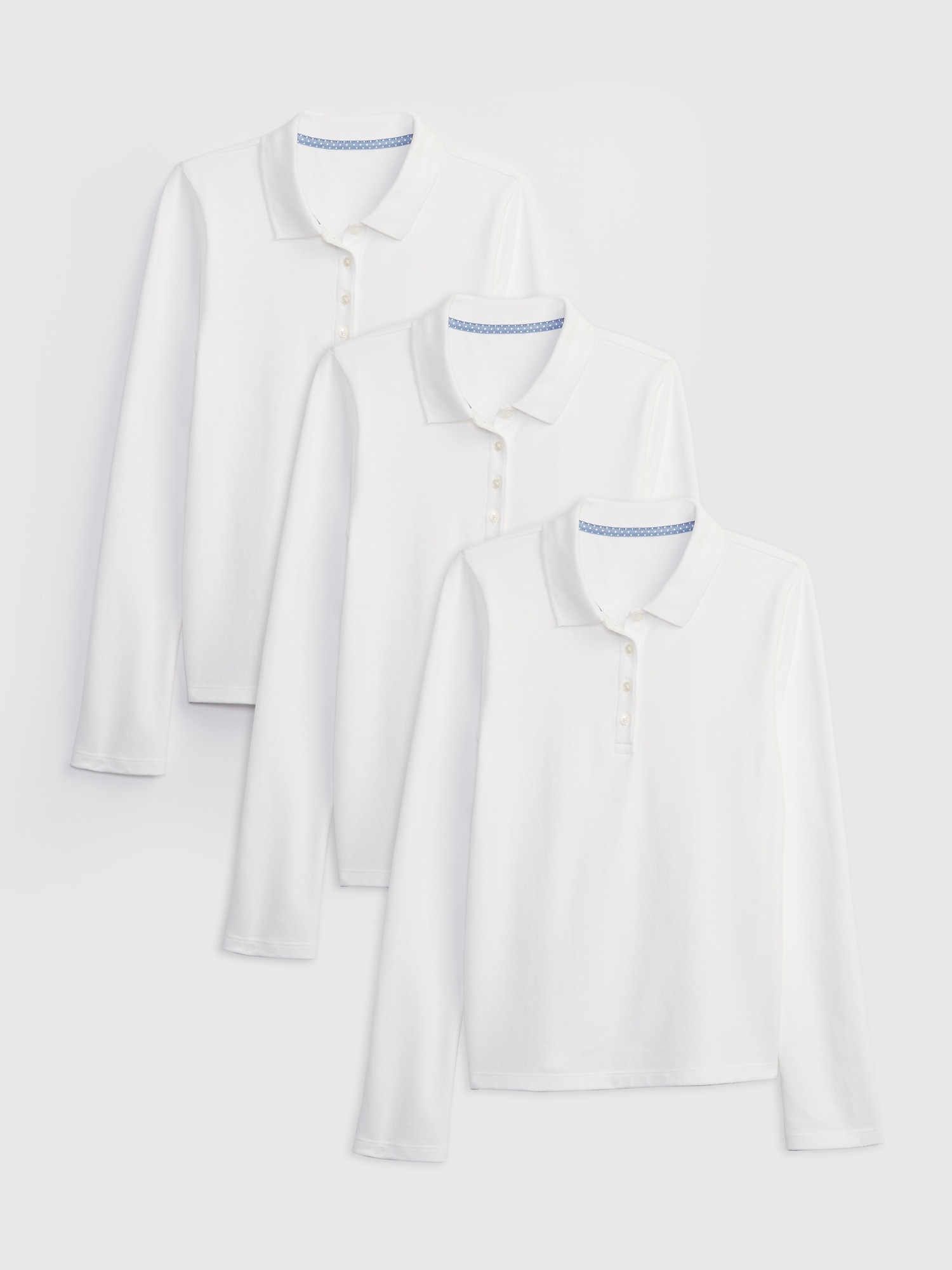 Gap Kids Cotton Polo Shirt (3-Pack)