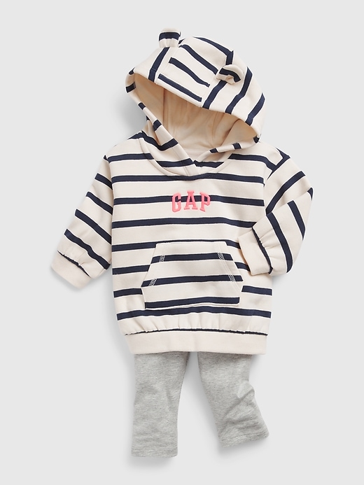 Image number 3 showing, Baby Oversized Hoodie Outfit Set