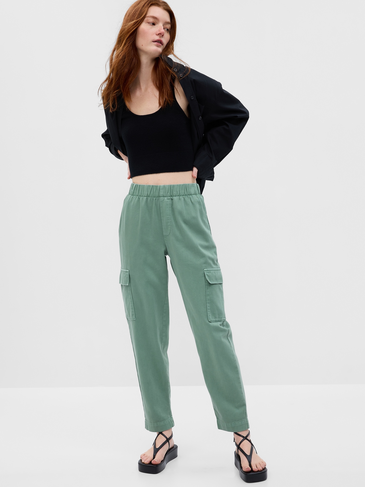 Buy off white Trousers & Pants for Women by GAP Online | Ajio.com