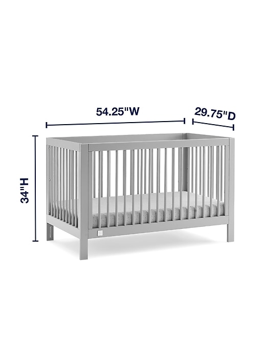 Image number 6 showing, babyGap Charlie Crib with Grey Dots and Stripes Bedding Bundle