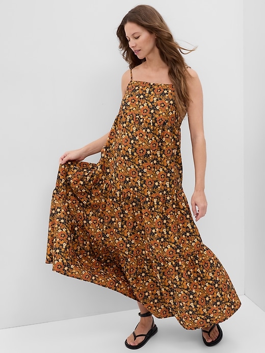 View large product image 1 of 1. Maternity Tiered Maxi Dress