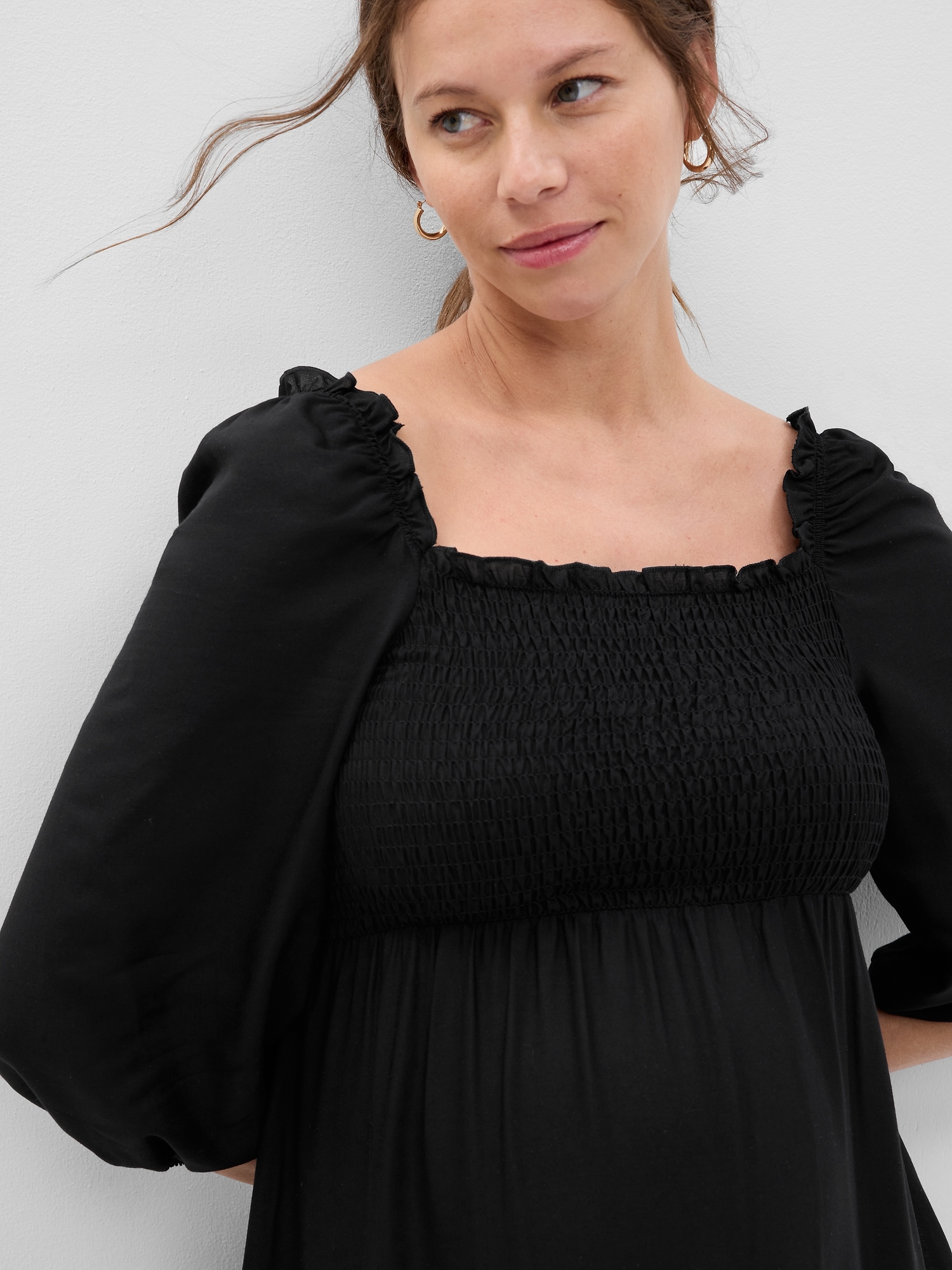 CLEARANCE S Gap maternity Little Black Dress with Lace Detail – Happily  Ever After Maternity