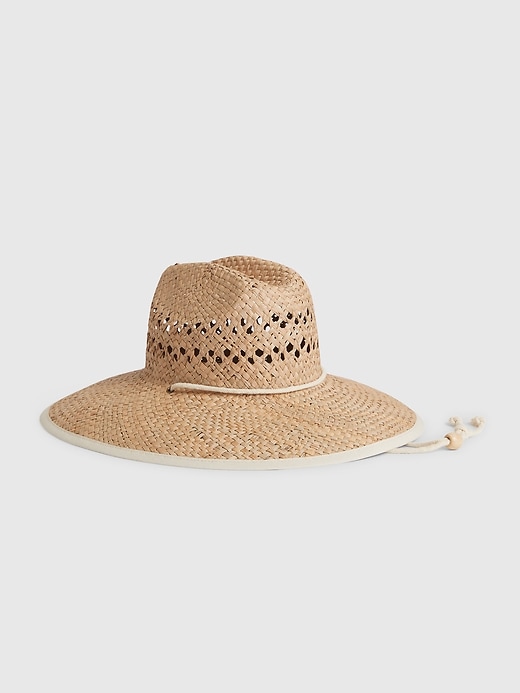 View large product image 1 of 1. Straw Boater Hat